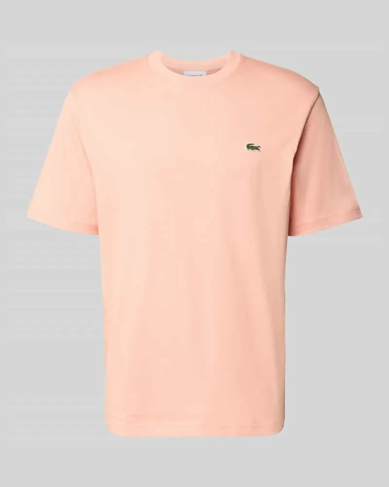 Lacoste Regular Fit Poloshirt aus reiner Baumwolle Altrosa