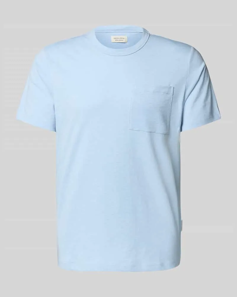 Casual Friday T-Shirt mit Rundhalsausschnitt Modell 'JASPER Hellblau