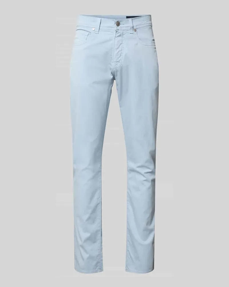 Pierre Cardin Regular Fit Hose mit Eingrifftaschen Modell 'Lyon Hellblau