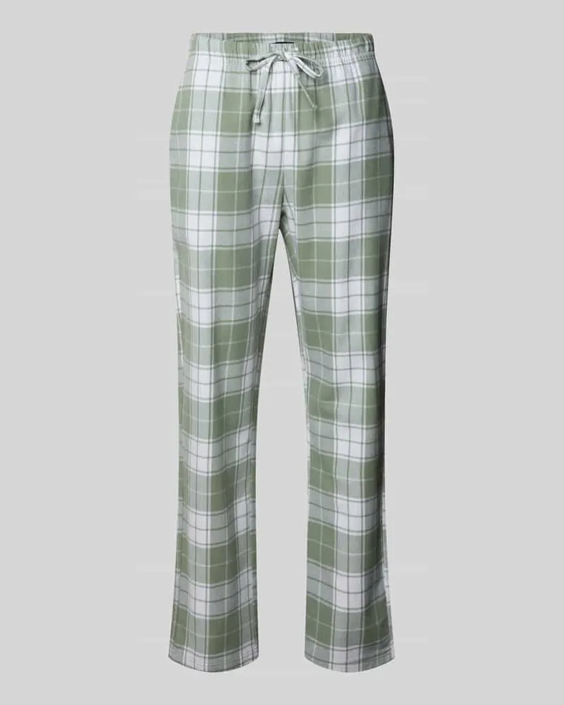 Christian Berg Regular Fit Pyjama-Hose mit elastischem Bund Metallic