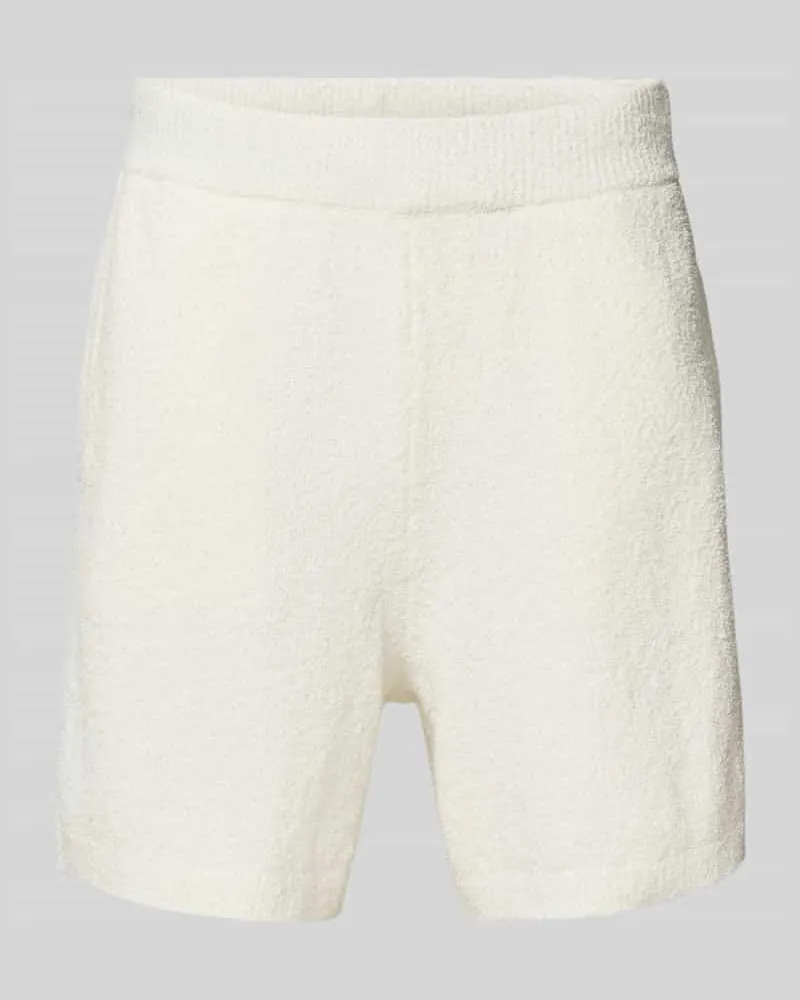 Lacoste Relaxed Fit Sweatshorts aus Baumwoll-Mix Offwhite