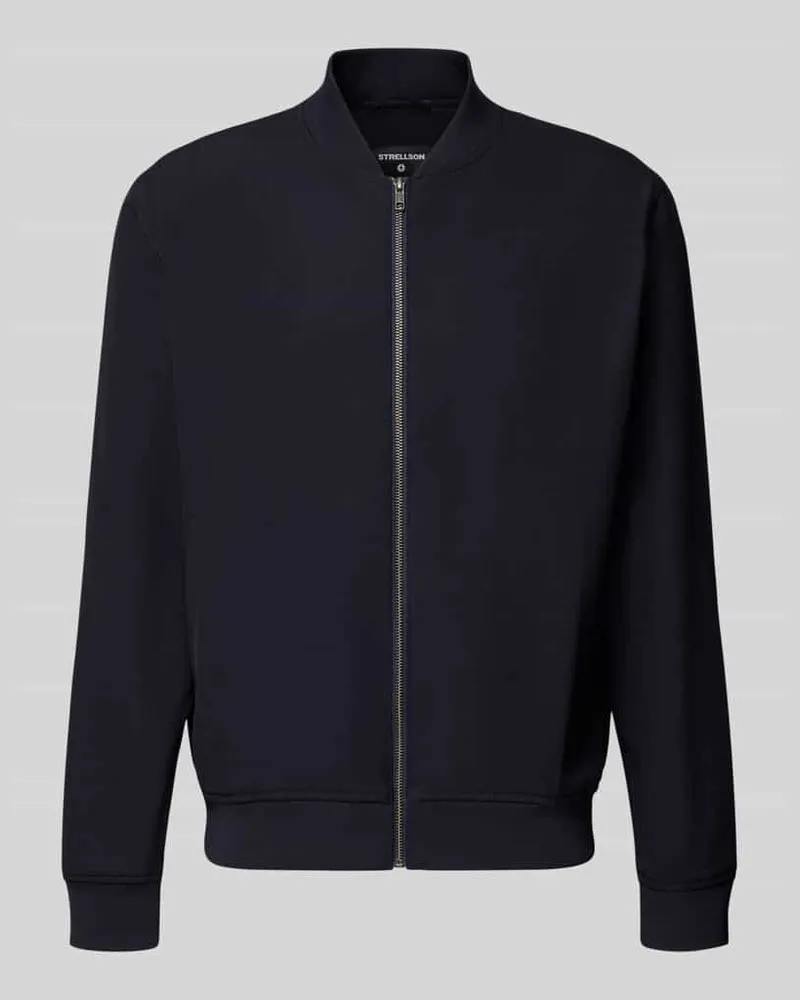 Strellson Relaxed Fit Blouson mit College-Kragen Modell 'Jason2 Marine