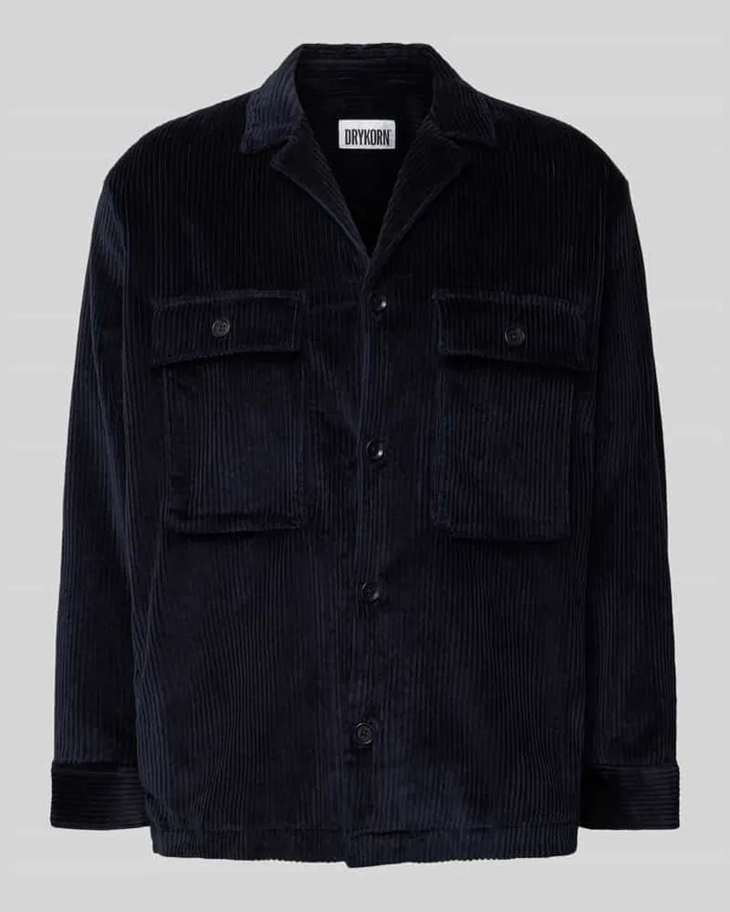 Drykorn Hemdjacke mit Reverskragen Modell 'Hasim 