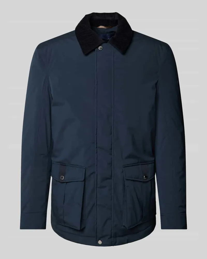 Christian Berg Jacke mit Pattentaschen Marine
