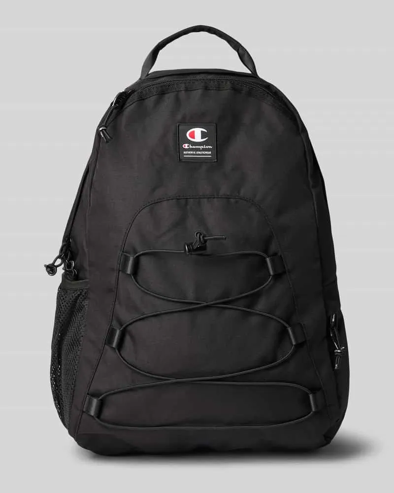 Champion Rucksack mit Label-Patch Black