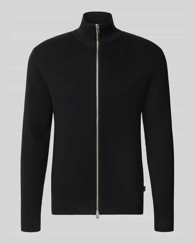Jack & Jones Regular Fit Jacke aus reiner Baumwolle Modell 'MILANO Black