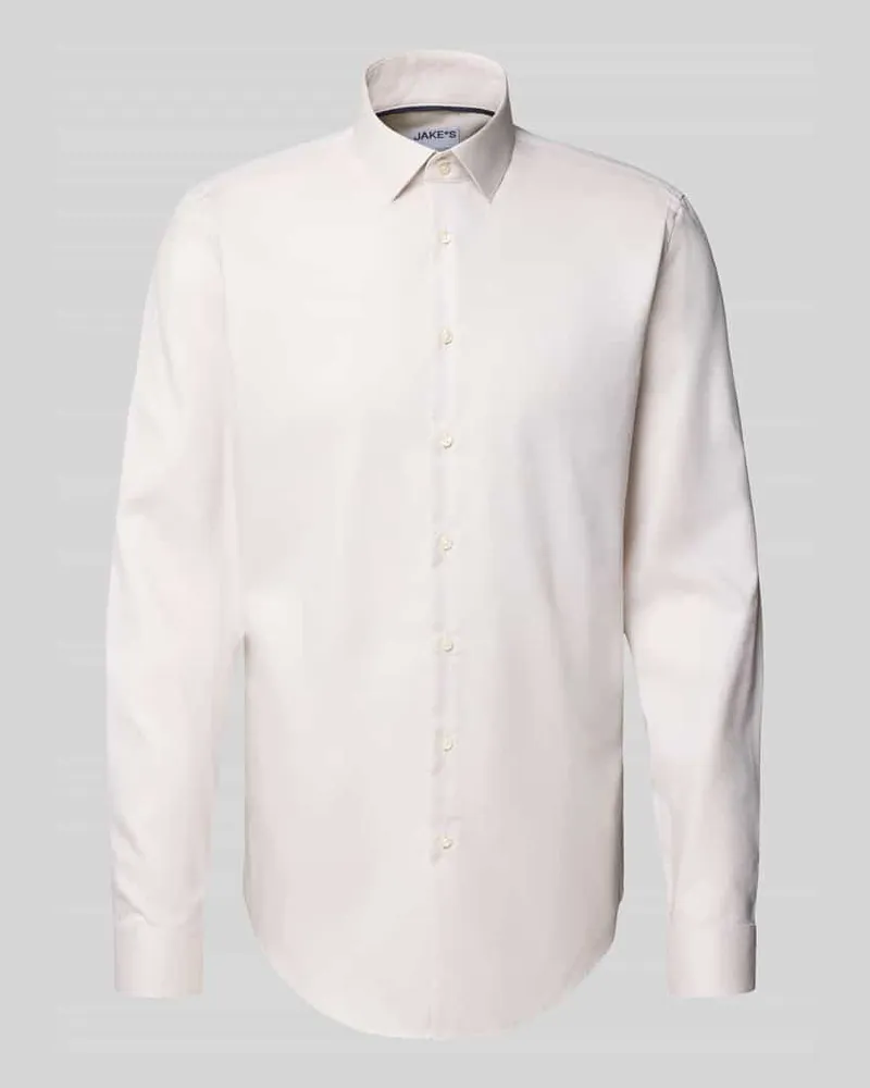 JAKE*S Slim Fit Businesshemd mit extra langem Arm 