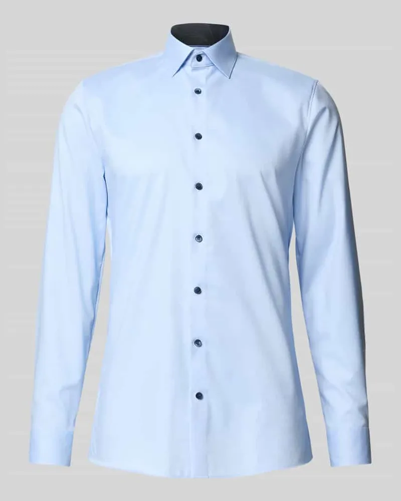 Olymp Super Slim Fit Business-Hemd mit Kentkragen 