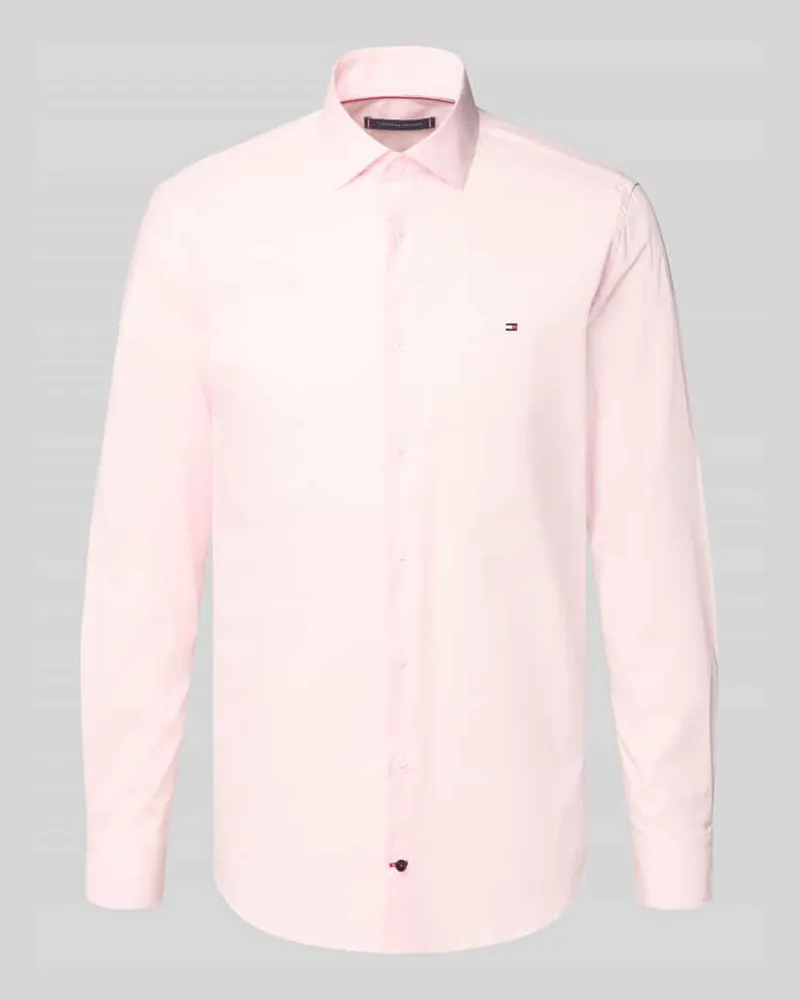 Tommy Hilfiger Slim Fit Businesshemd mit Kentkragen 