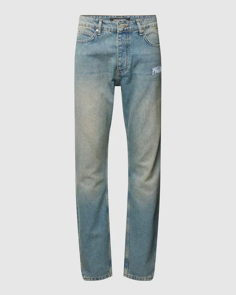 PEGADOR Jeans mit Label-Stitching Modell 'CARPE 