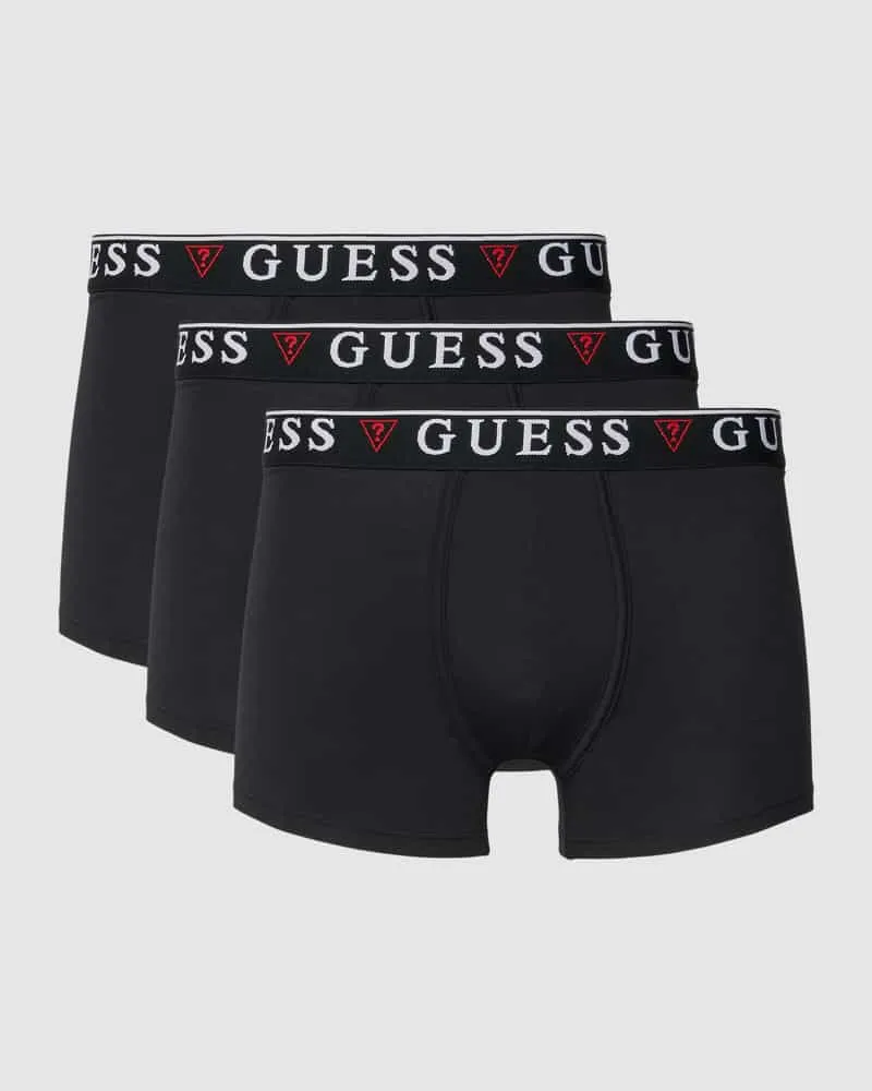 Guess Trunks mit elastischem Bund Modell 'BRIAN HERO' im 3er-Pack 