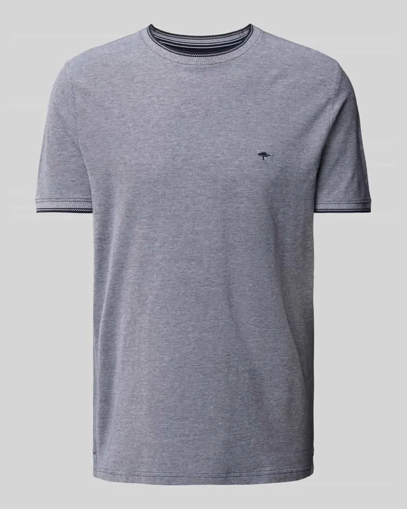 Fynch-Hatton T-Shirt mit Label-Stitching 