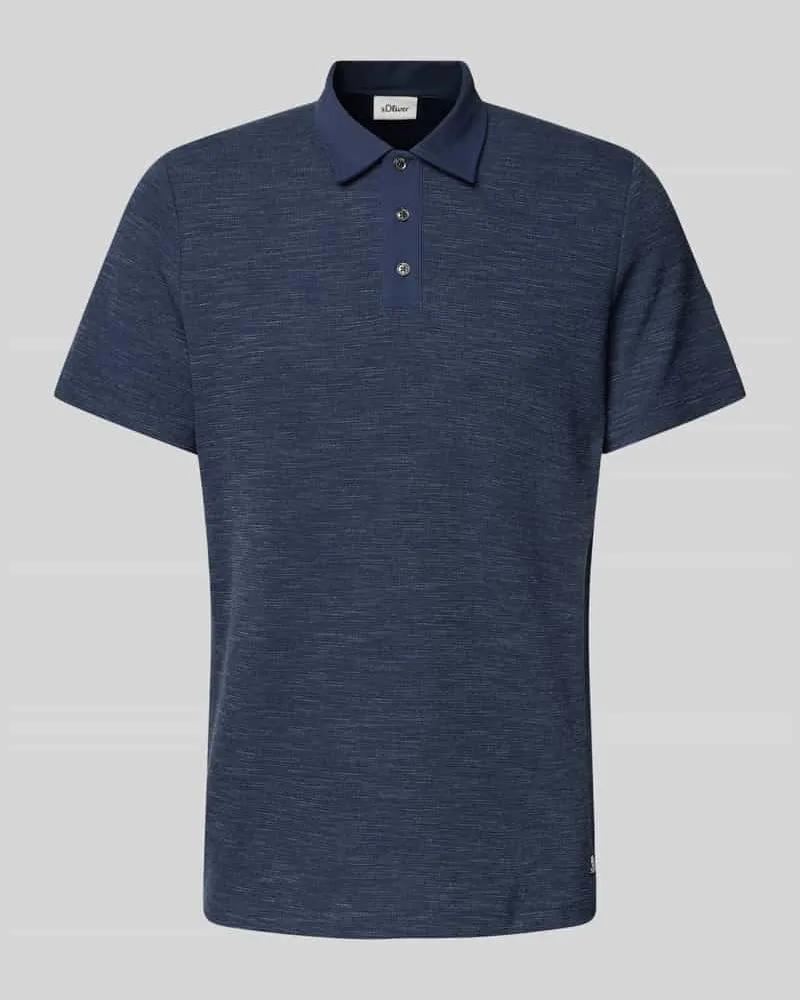 S.Oliver Regular Fit Poloshirt aus Baumwoll-Mix 