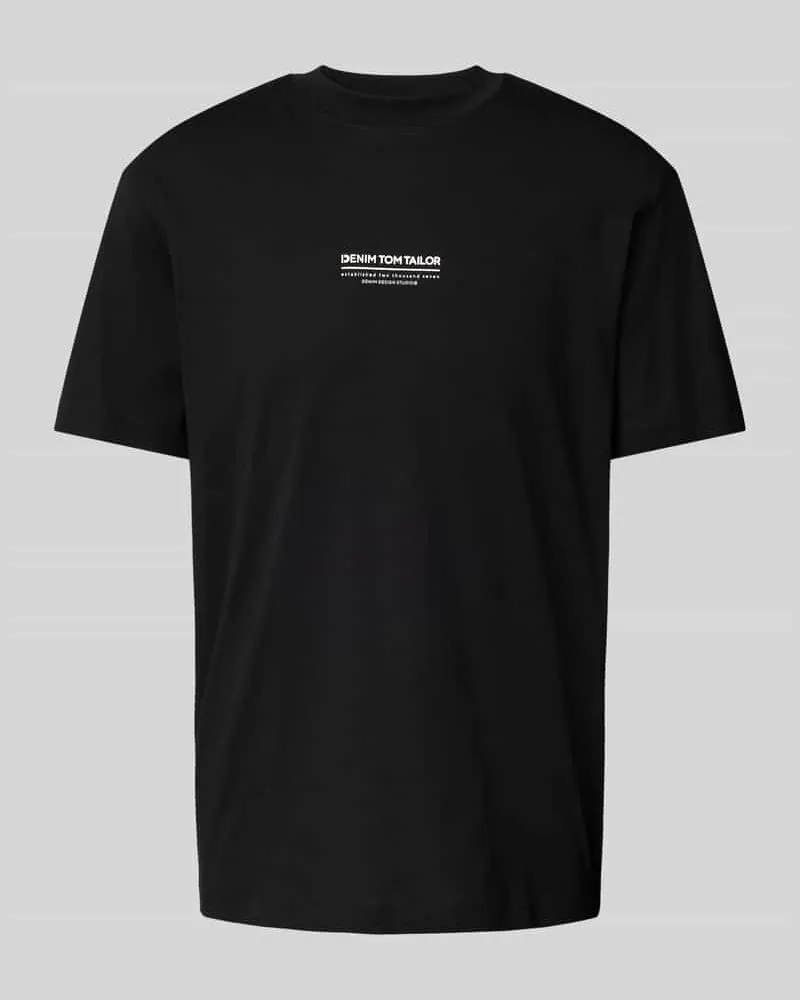 Tom Tailor Relaxed Fit T-Shirt aus reiner Baumwolle 