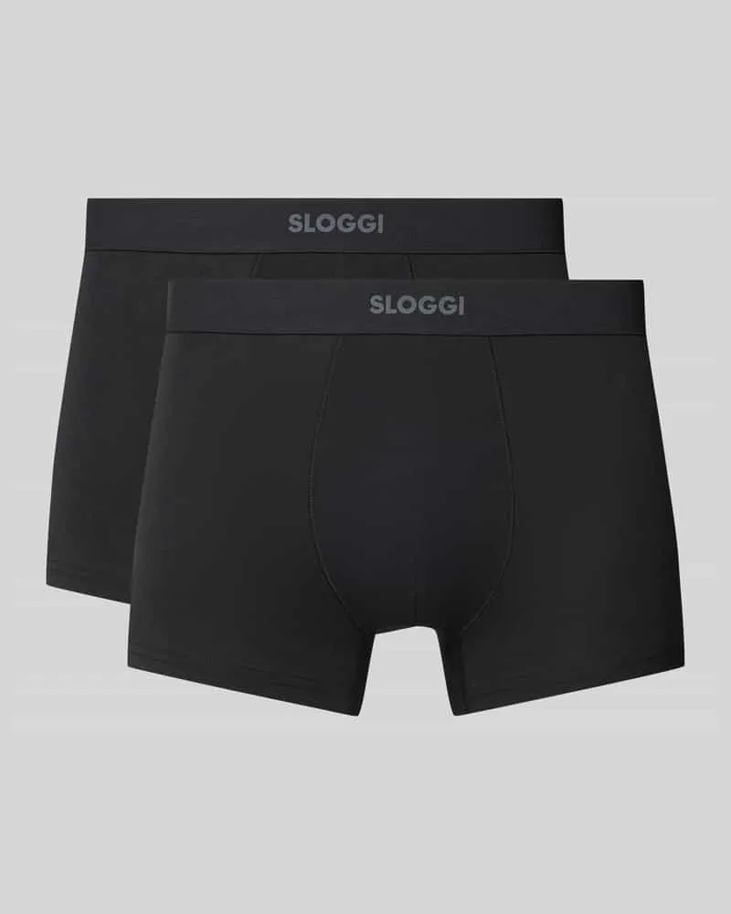 Sloggi Trunks mit elastischem Label-Bund Black