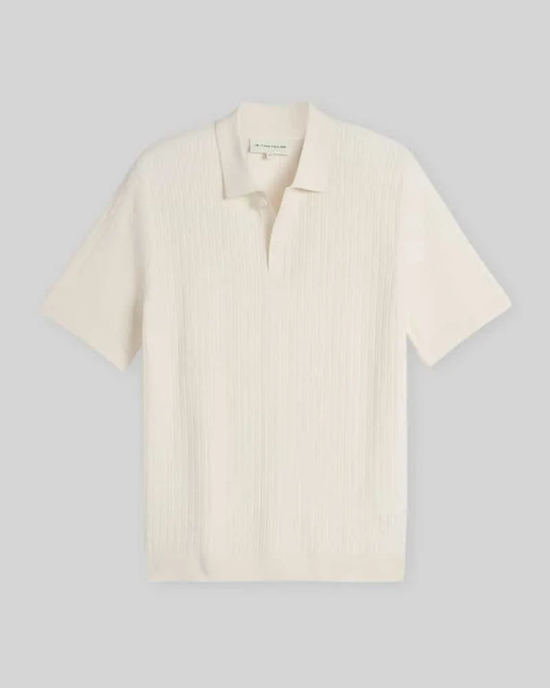 Tom Tailor Regular Fit Poloshirt aus reiner Baumwolle Weiss