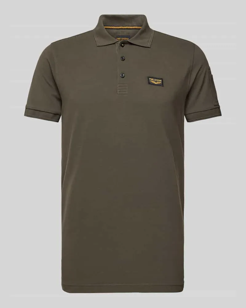 PME Legend Poloshirt mit Label-Detail 