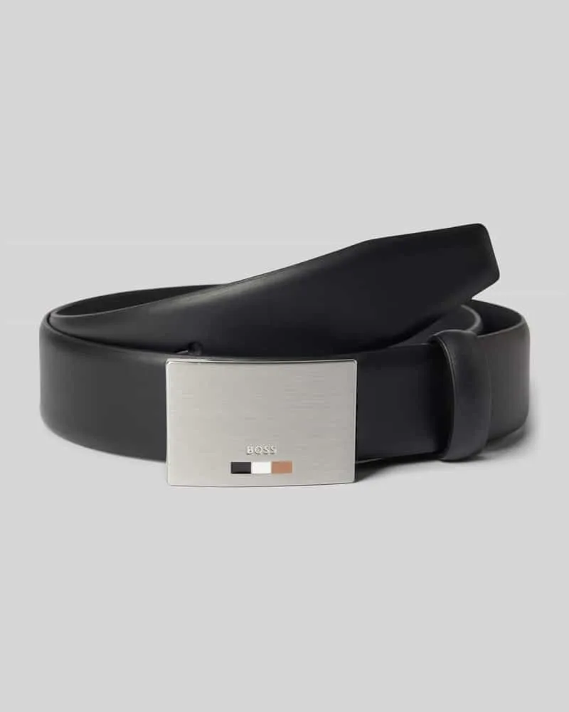 HUGO BOSS Ledergürtel mit Koppelschließe 