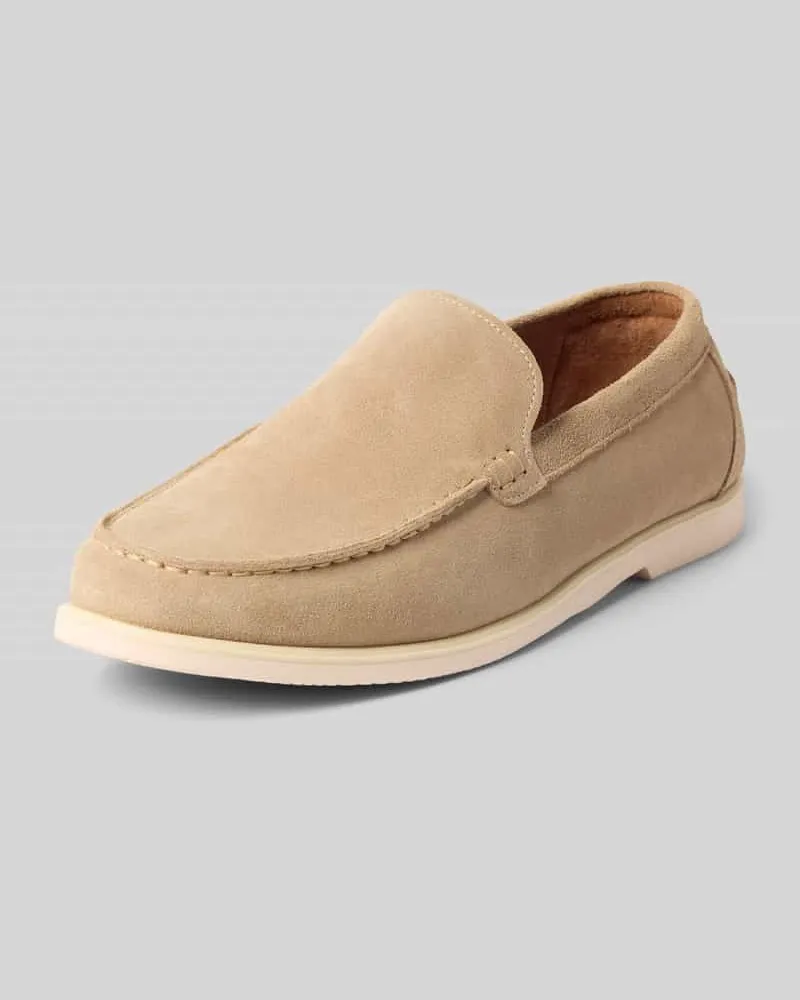Selected Homme Loafer aus echtem Leder Modell 'OWEN Sand
