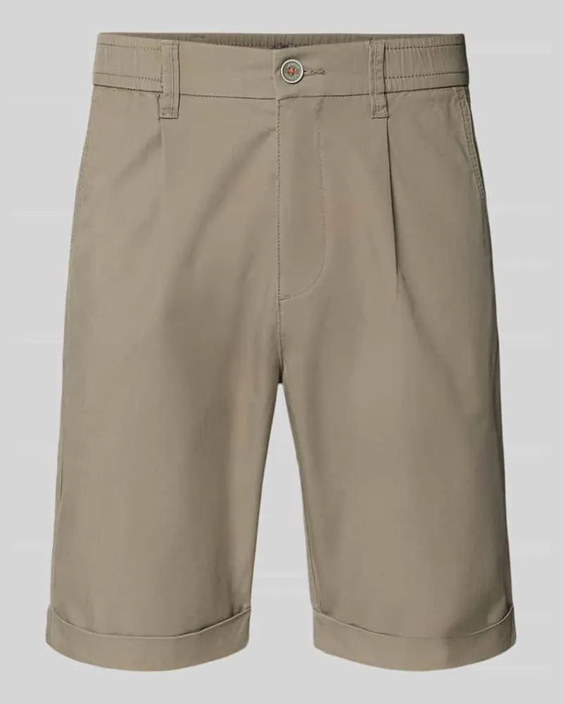 Lerros Chino Shorts mit Gesäßleistentaschen Sand