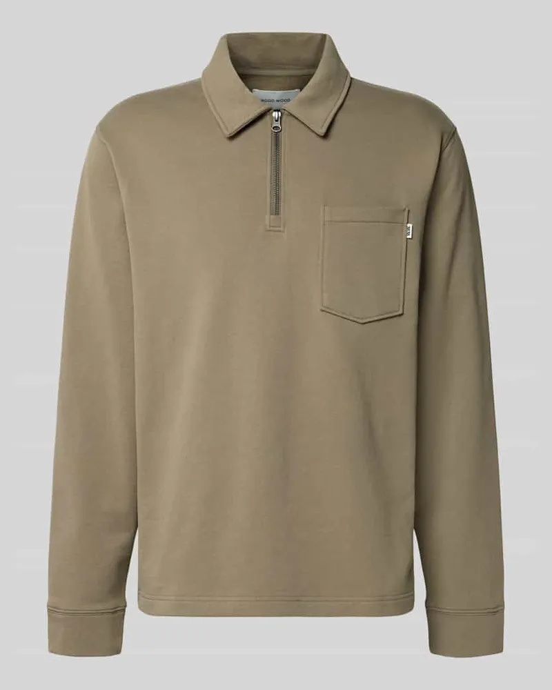 Wood Wood Regular Fit Poloshirt mit Brusttasche Modell 'Andrew 