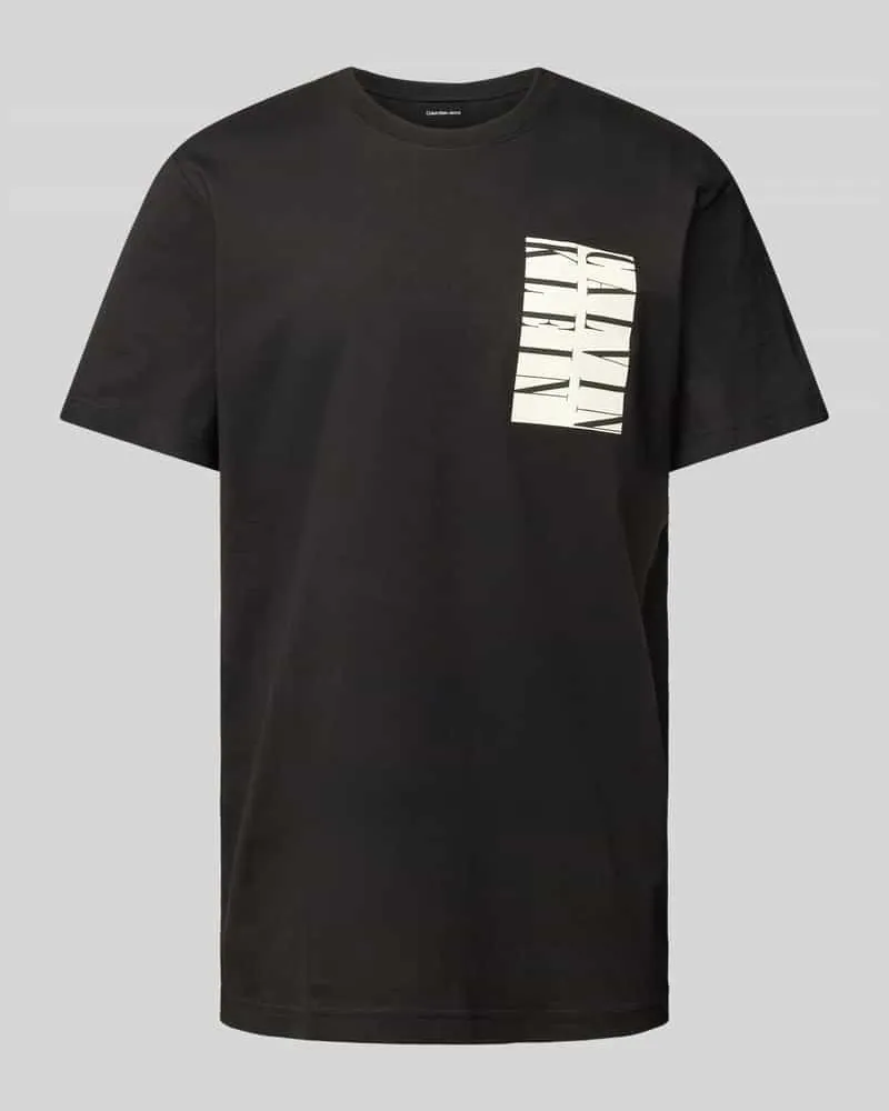 Calvin Klein T-Shirt mit Label-Print 