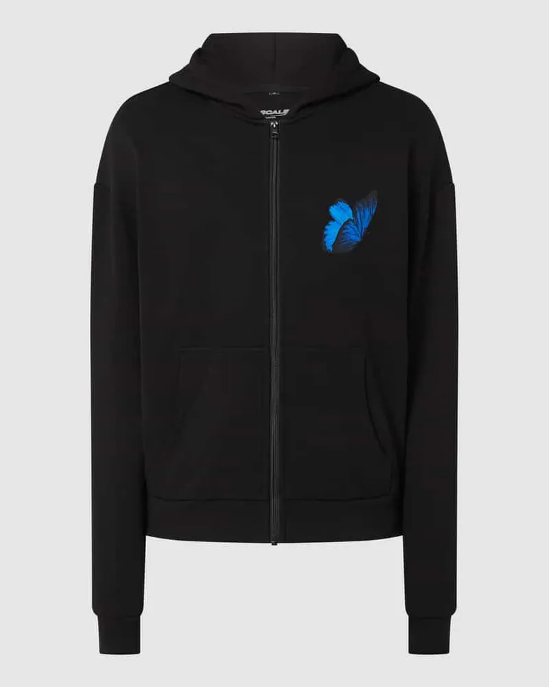 Mister Tee Sweatjacke mit Kapuze Modell 'LE PAPILLON Black