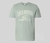 T-Shirt mit Label-Print und Rundhalsausschnitt