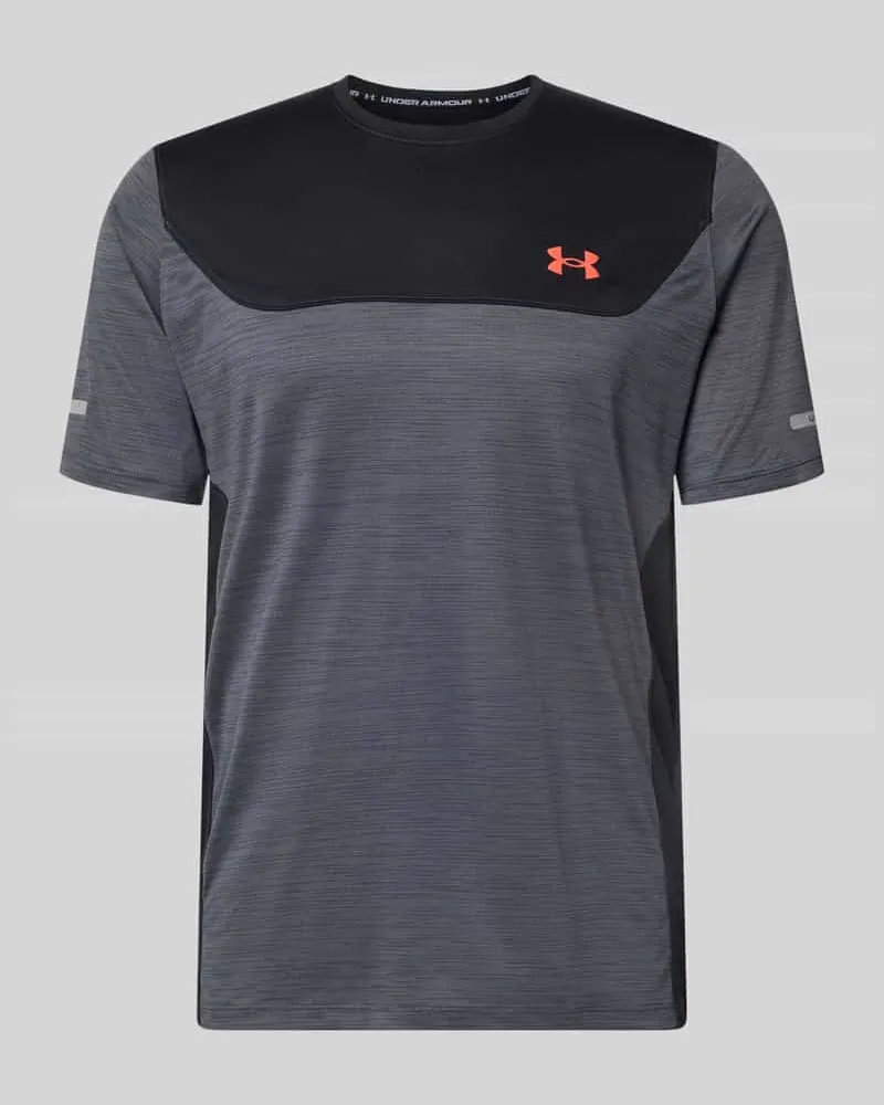 Under Armour Regular Fit T-Shirt mit Logo-Print Modell 'Utility Black
