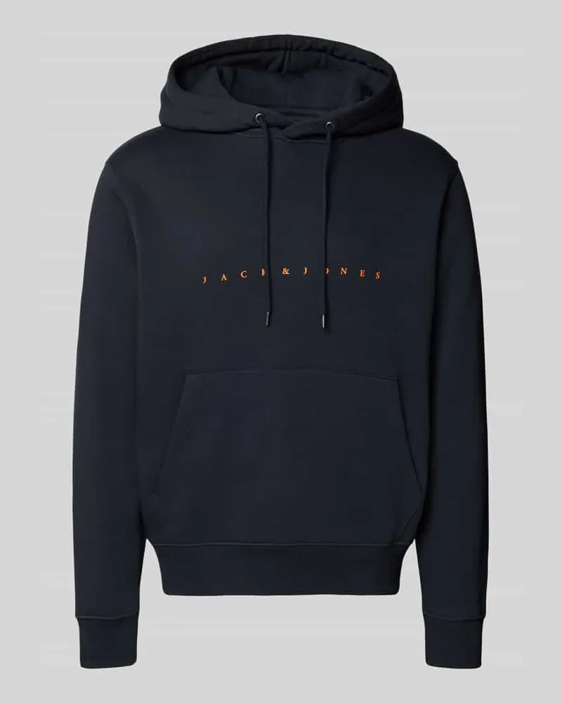 Jack & Jones Hoodie mit Label-Print 