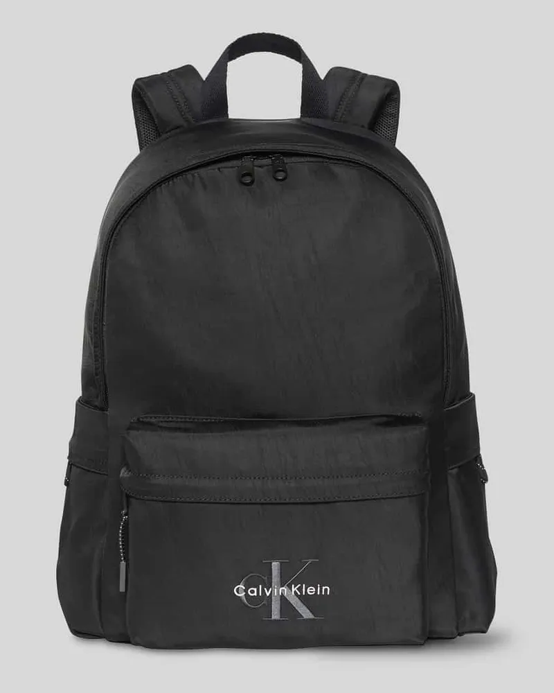 Calvin Klein Rucksack mit Logo-Stitching Black