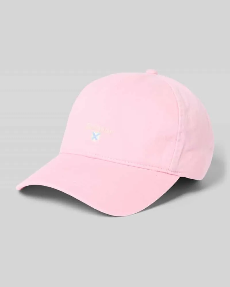Barbour Basecap aus reiner Baumwolle Modell 'CASCADE Pink