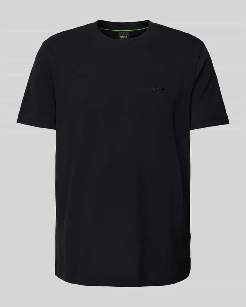 HUGO BOSS Regular Fit T-Shirt mit Label-Stitching Modell 'TADDY 