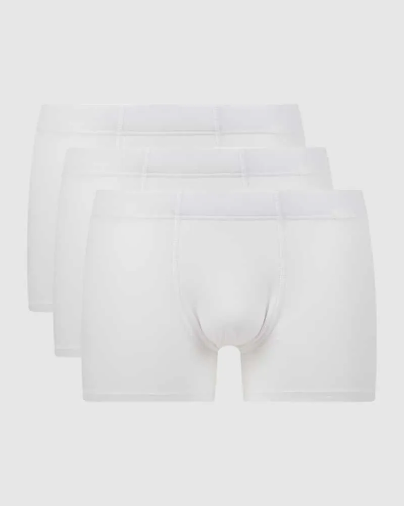 Jockey Trunks mit Lyocell-Anteil im 3er-Pack Weiss