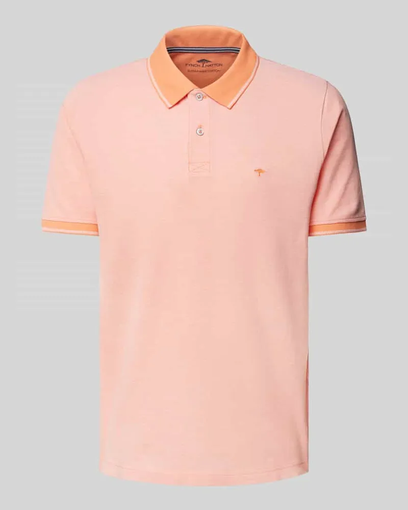 Fynch-Hatton Regular Fit Poloshirt mit Logo-Stitching 