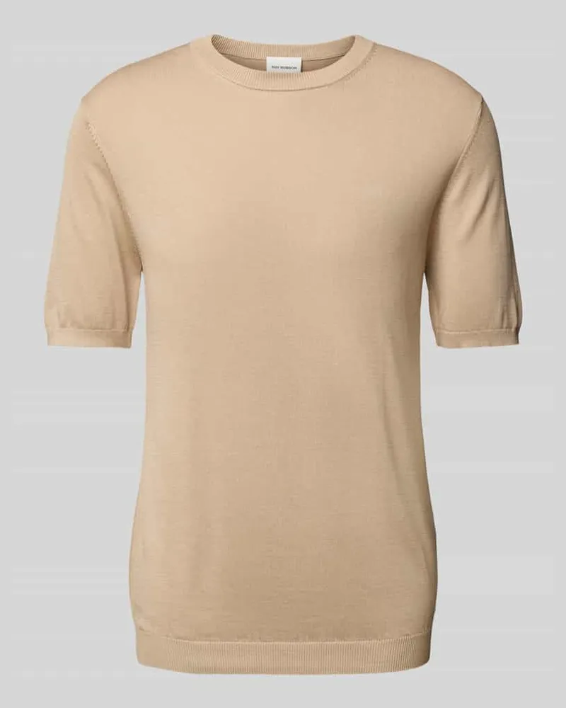 Roy Robson T-Shirt mit gerippten Abschlüssen 