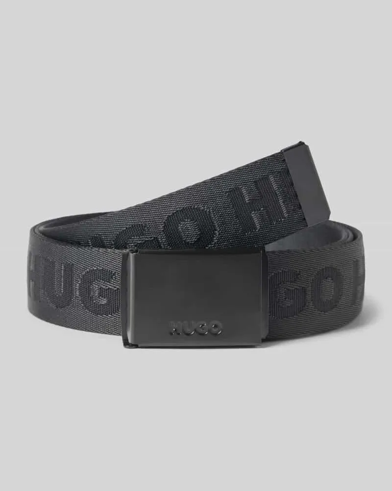 HUGO BOSS Gürtel mit Label-Musterung Modell 'GARRATT 