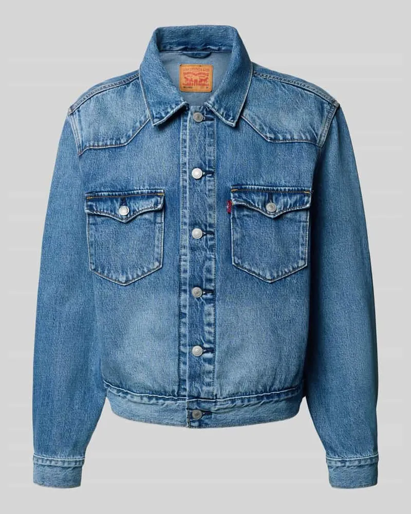 Levi's Jeansjacke mit Kentkragen Modell 'THATS A MYTH TRUCKER 