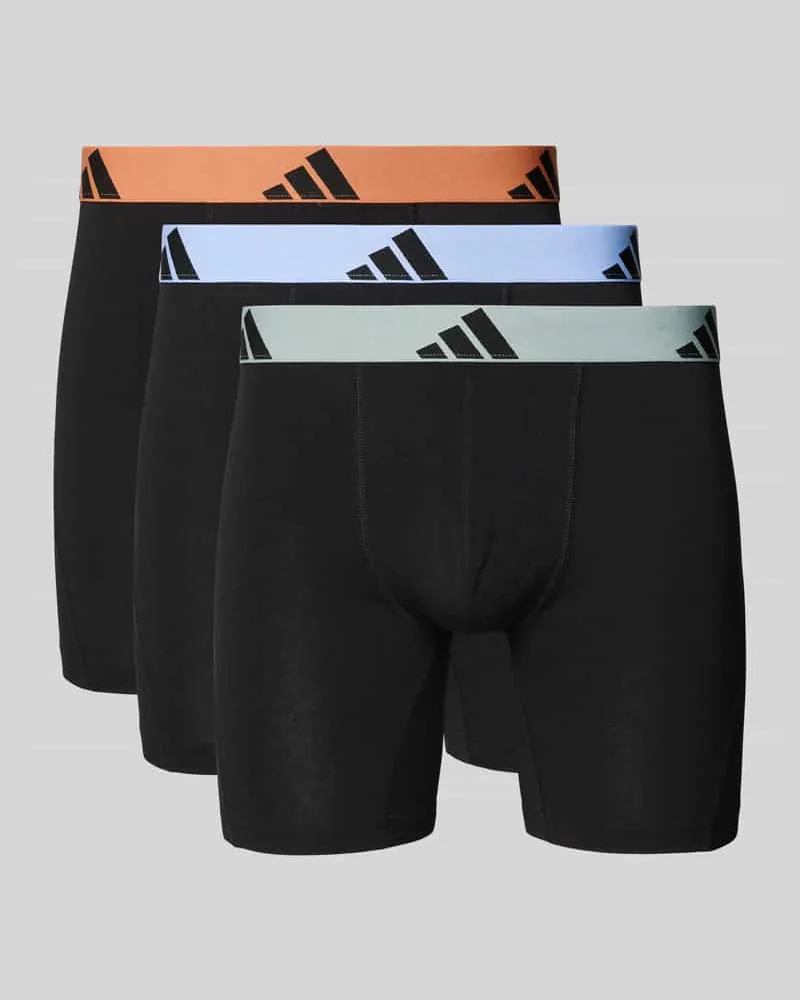 adidas Trunks im 3er-Pack aus Baumwoll-Mix Black
