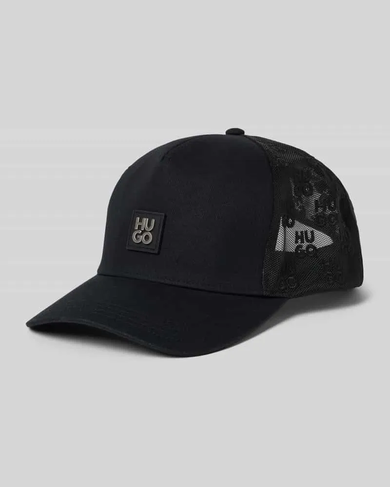 HUGO BOSS Cap mit Logo Applikation Black
