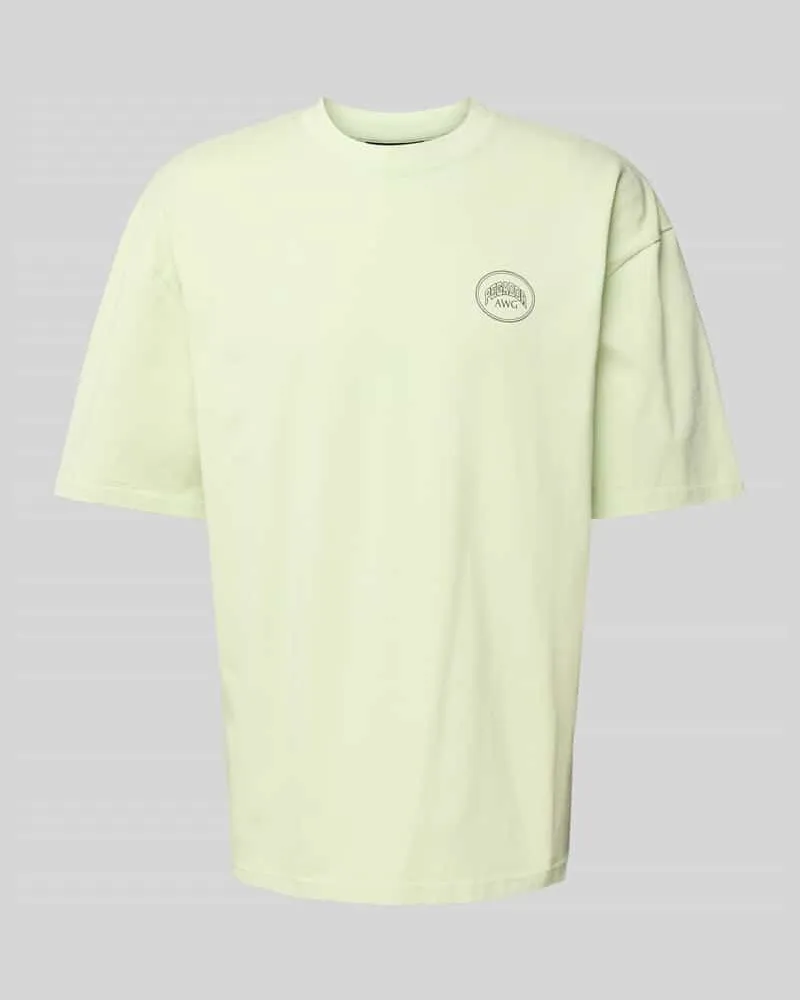 PEGADOR Oversized T-Shirt mit Label-Print Modell 'BUCKLIN 