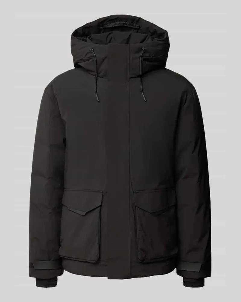Only & Sons Regenjacke mit Kapuze Modell 'ONSNATE Black