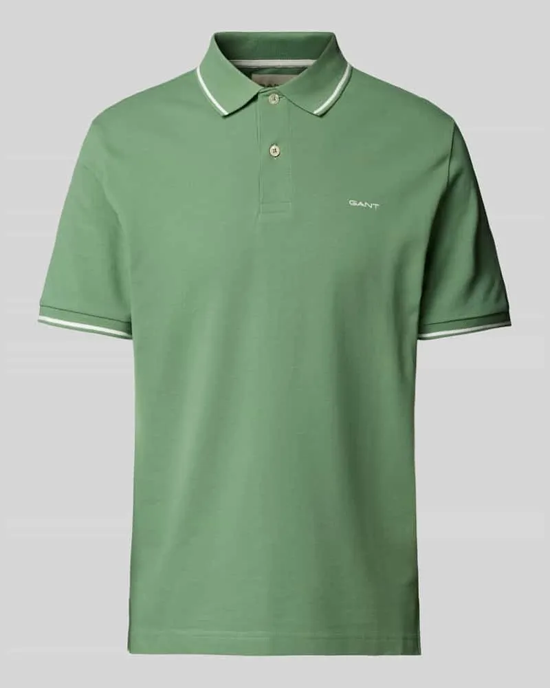 Gant Poloshirt mit Label-Stitching 