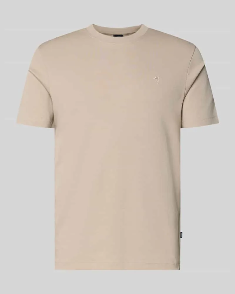 JOOP! T-Shirt mit Label-Stitching Modell 'Priamo Beige