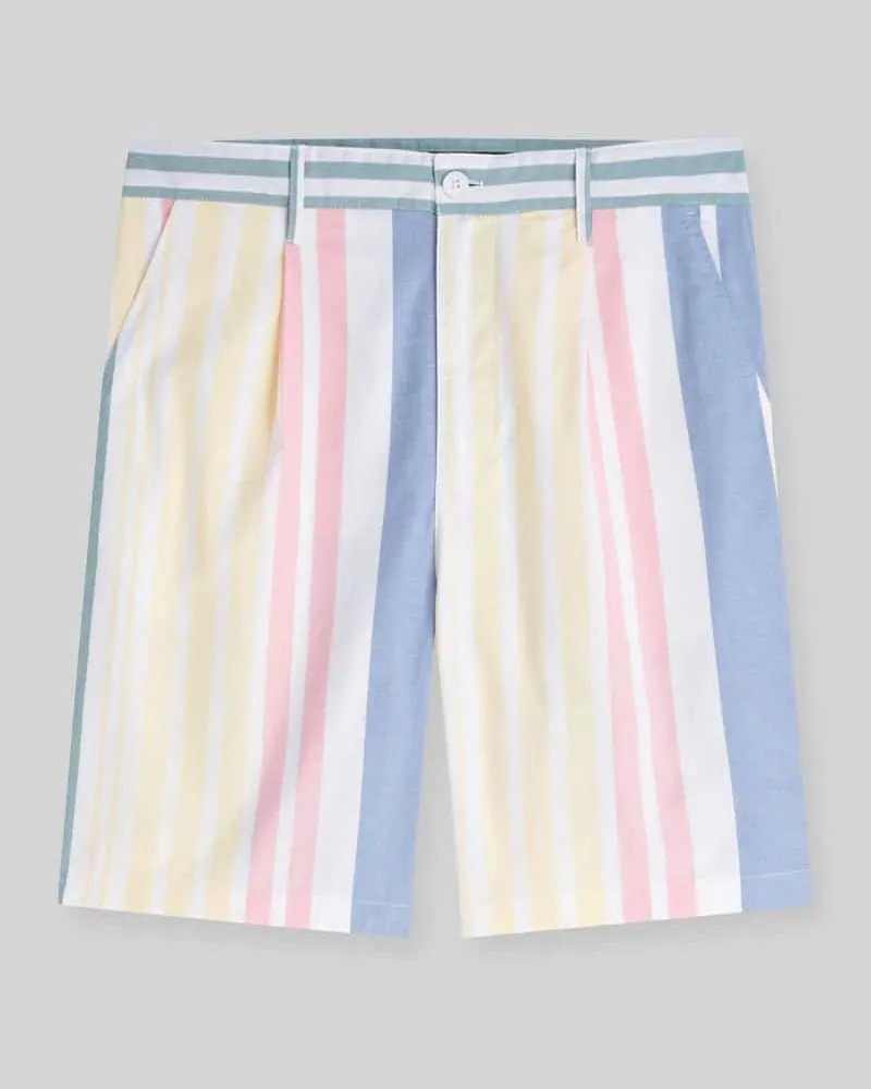 Tommy Hilfiger Regular Fit Bermuda aus reiner Baumwolle Bleu