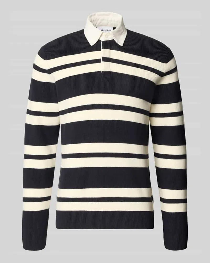 Lindbergh Regular Fit Poloshirt aus Baumwoll-Mix Marine