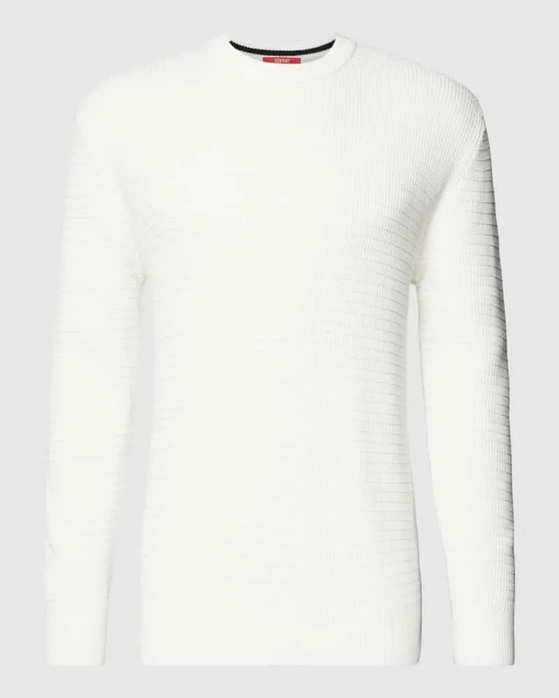 Esprit Strickpullover mit Sturkturmuster 