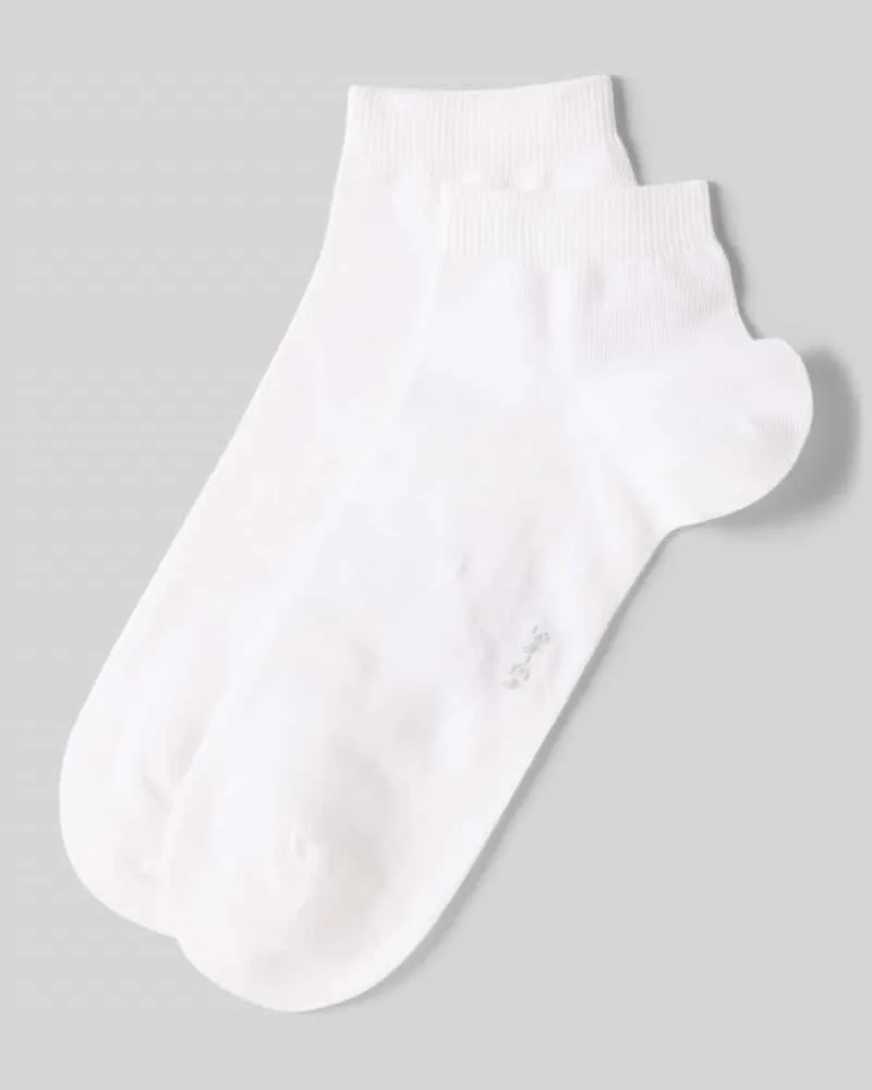 Falke Socken mit geripptem Abschluss im 2er-Pack Weiss