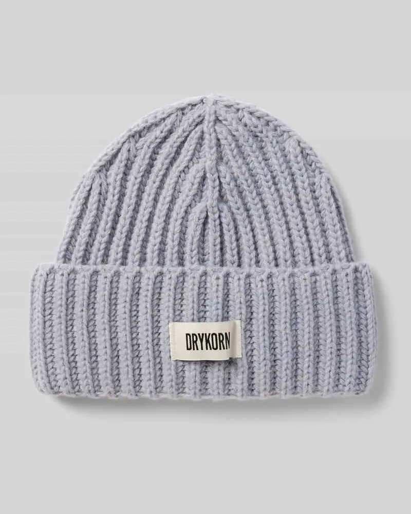 Drykorn Beanie mit Alpaka-Anteil Modell 'EANI Hellblau