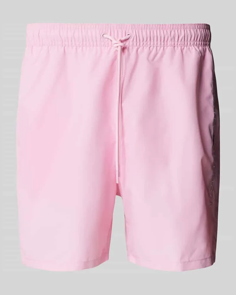 Tommy Hilfiger Regular Fit Badeshorts mit Label Stitching 
